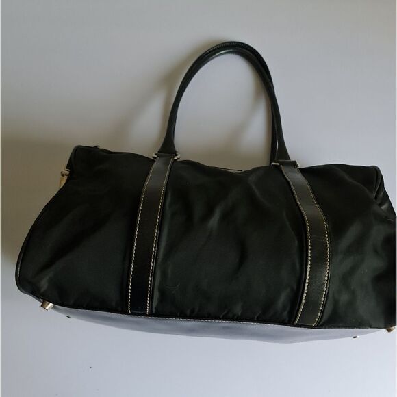 Authentic Prada Tessuto Nylon Satchel Bag Black - Picture 3 of 16
